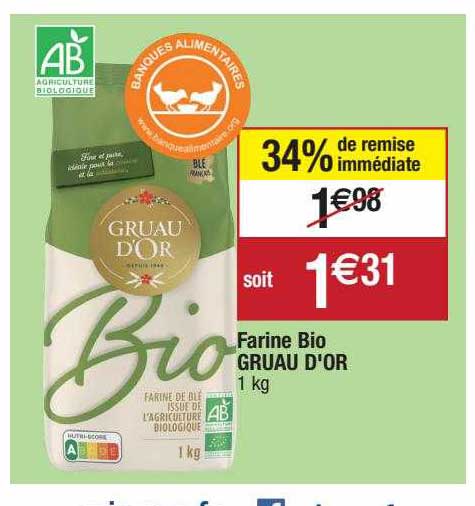 farine bio gruau d'or