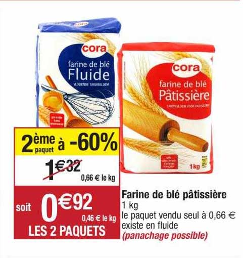 farine de blé pâtissière