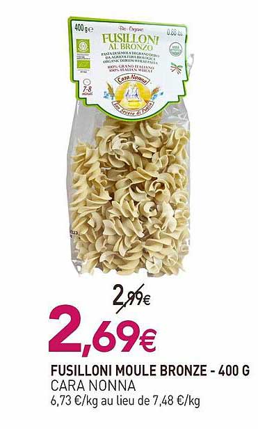 Fusilloni Moule Bronze - 400 G Cara Nonna