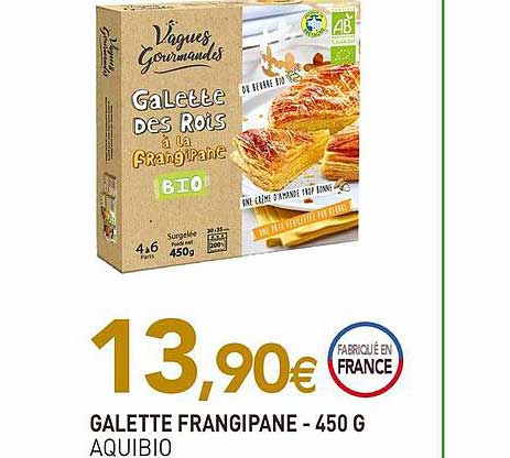 galette frangipane aquibio - 450 g