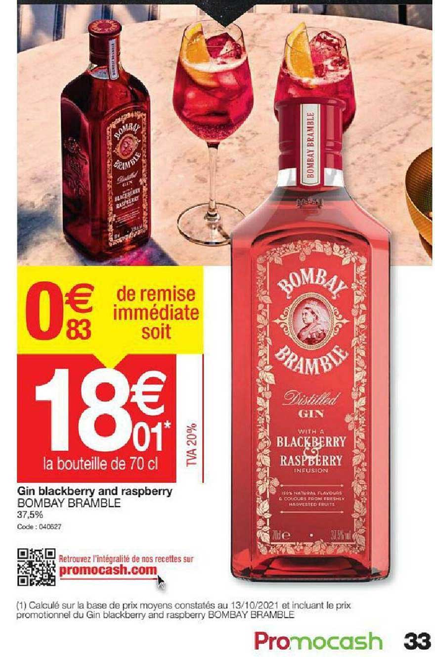 gin blackberry and raspberry bombay bramble