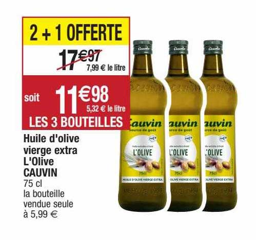 huile d'olive vierge extra l'olive cauvin