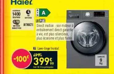 lave-linge frontal haier