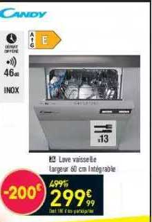 lave vaisselle candy