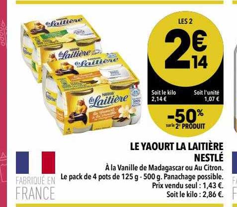 Le Yaourt La Laitière Nestlé