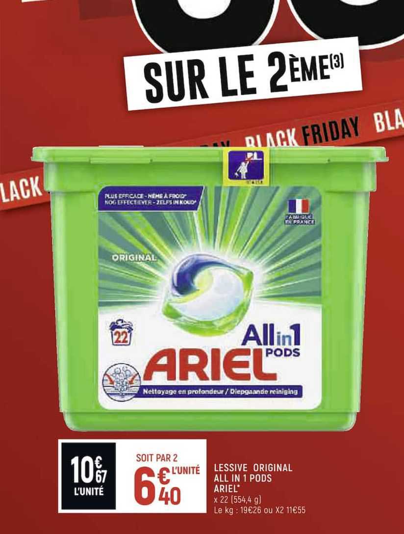 lessive original all in 1 pods ariel