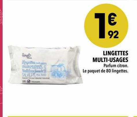 lingettes multi-usages