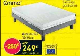 Matelas One 140 X 120 Cm
