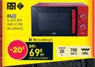 micro-ondes gril far