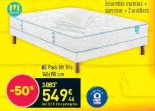 pack hit trio 140 x 190 cm