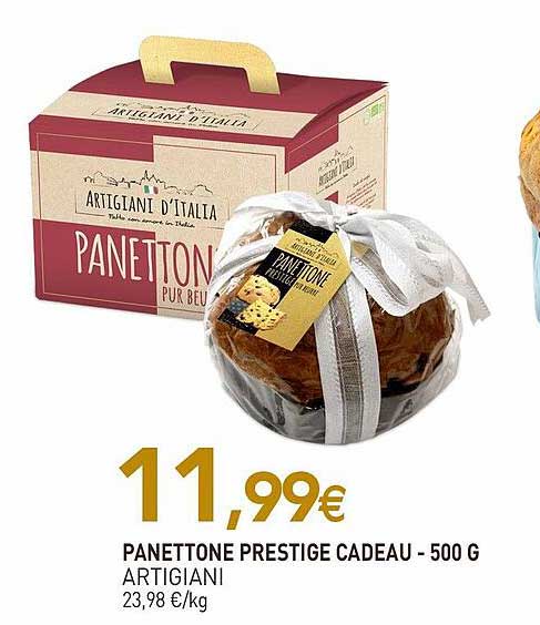 panettone prestige cadeau artigiani - 500 g