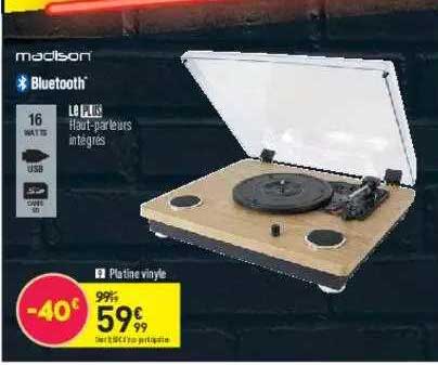 Platine Vinyle Madison