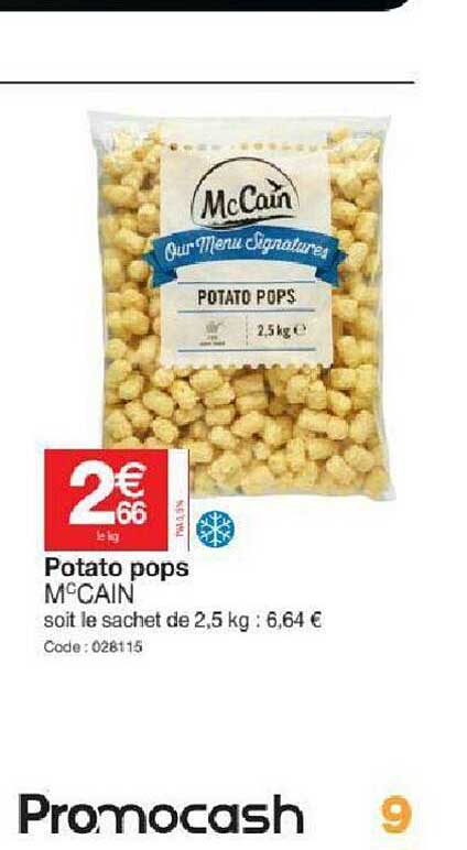 potato pops mcCain