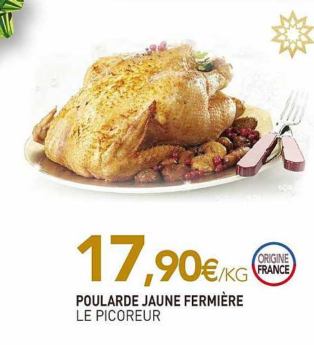 poularde jaune fermière le picoreur
