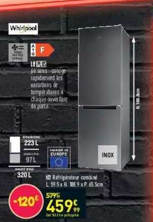 Réfrigérateur Combiné Wirlpool