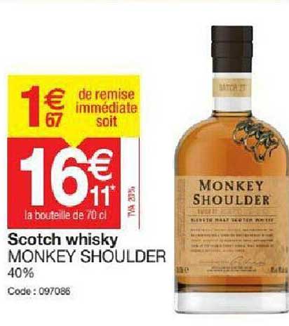 scotch whisky monkey shoulder