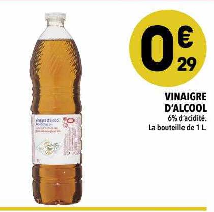 vinaigre d'alcool