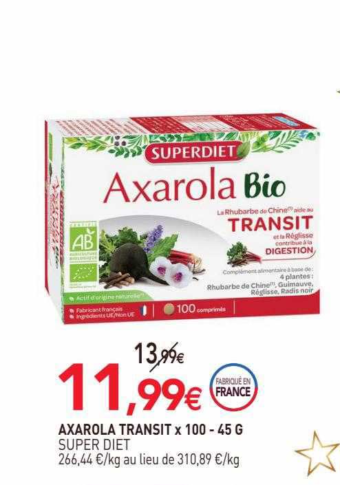 axarola transit x 100 super diet - 45 g