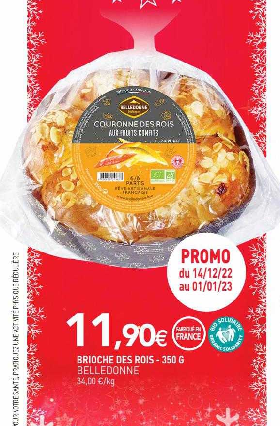 brioche des rois belle donne - 350 g