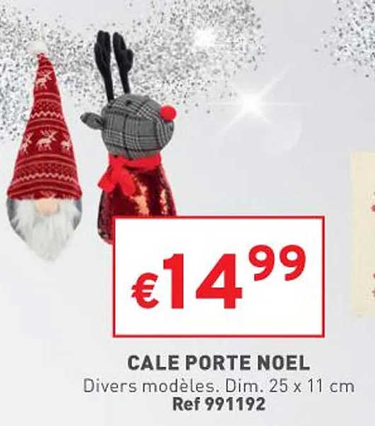 cale porte noël