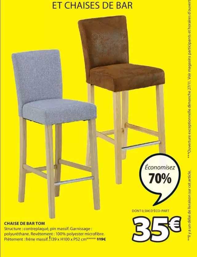 chaise de bar tom