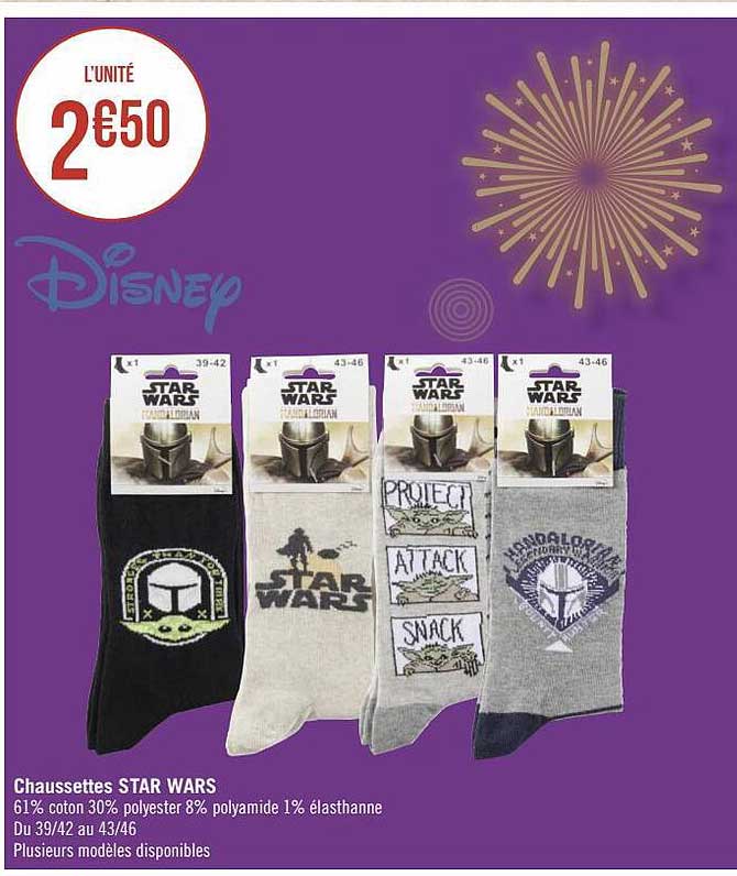 chaussettes star wars