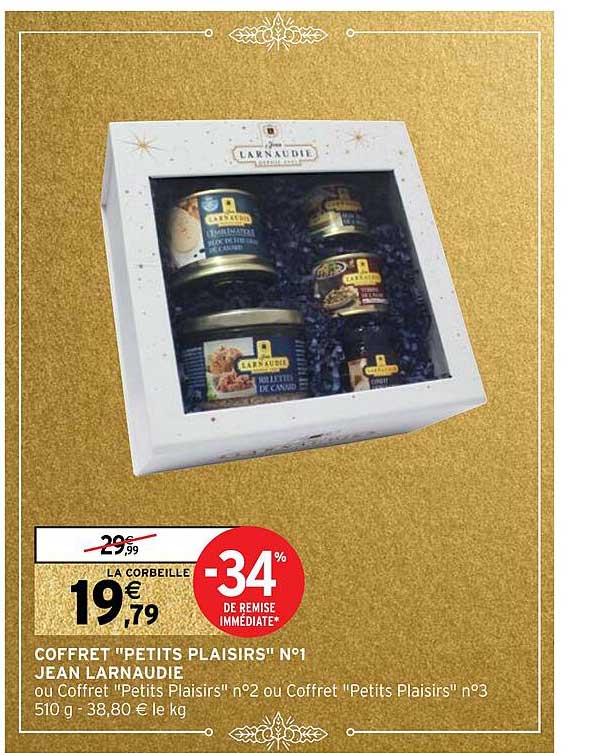 coffret "petits plaisirs" n°1 jean larnaudie