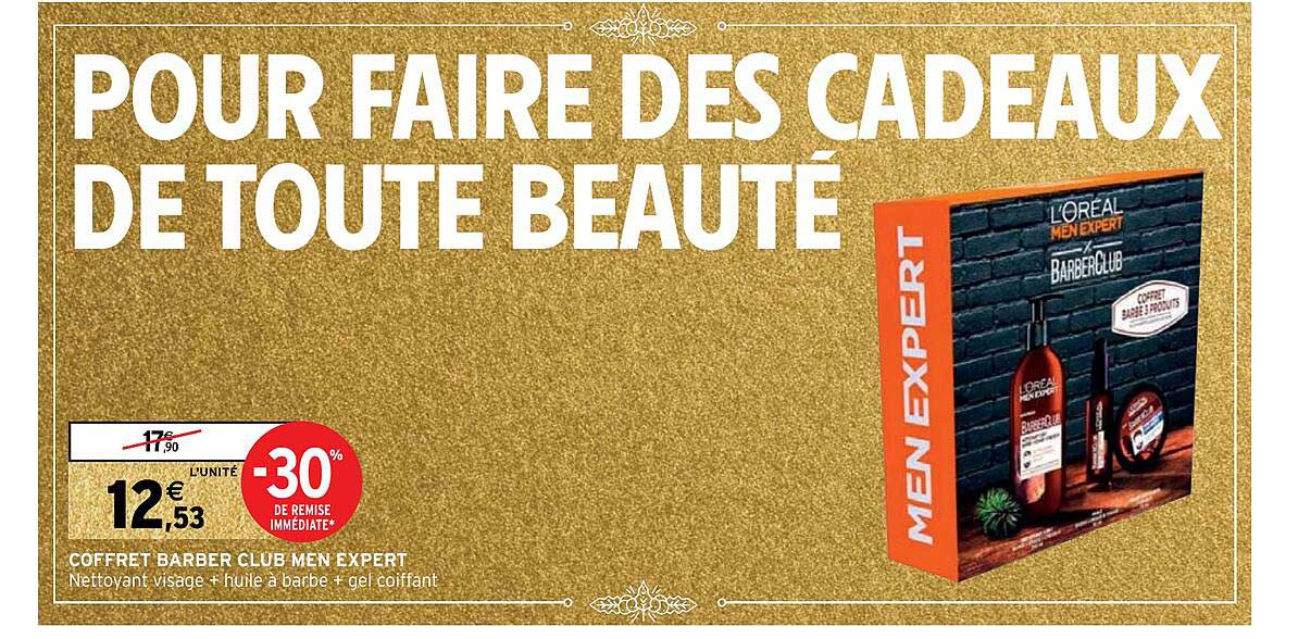 coffret barber club men expert