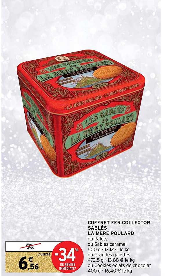 coffret fer collector sablés la mère poulard