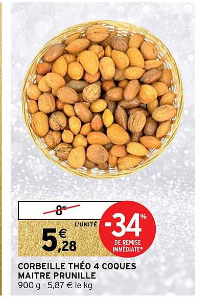 corbeille théo 4 coques maitre prunille