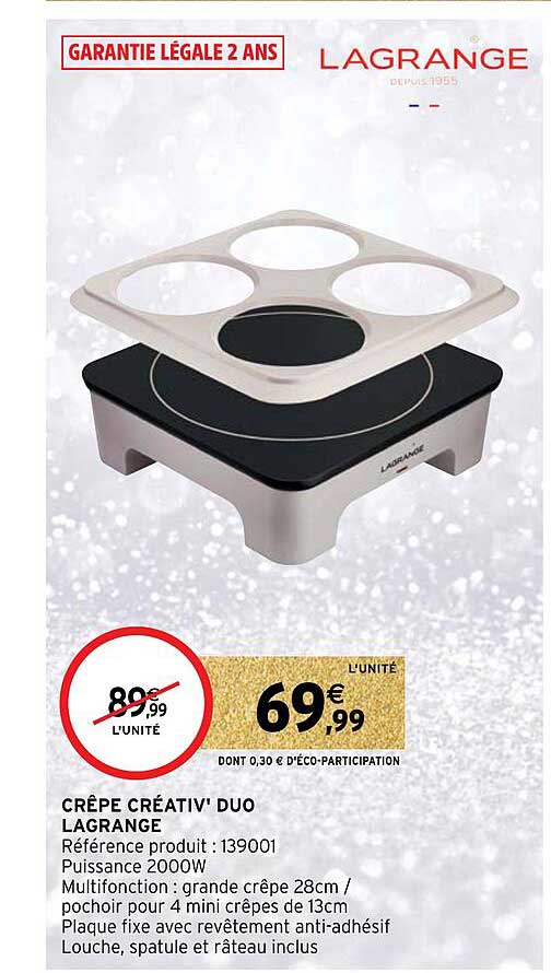crêpe créativ duo lagrange