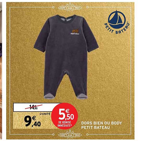 Dors Bien Ou Body Petit Bateau