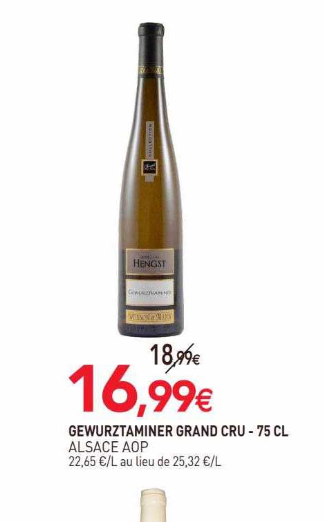 gewurztraminer gran cru alsace aop - 75 cl
