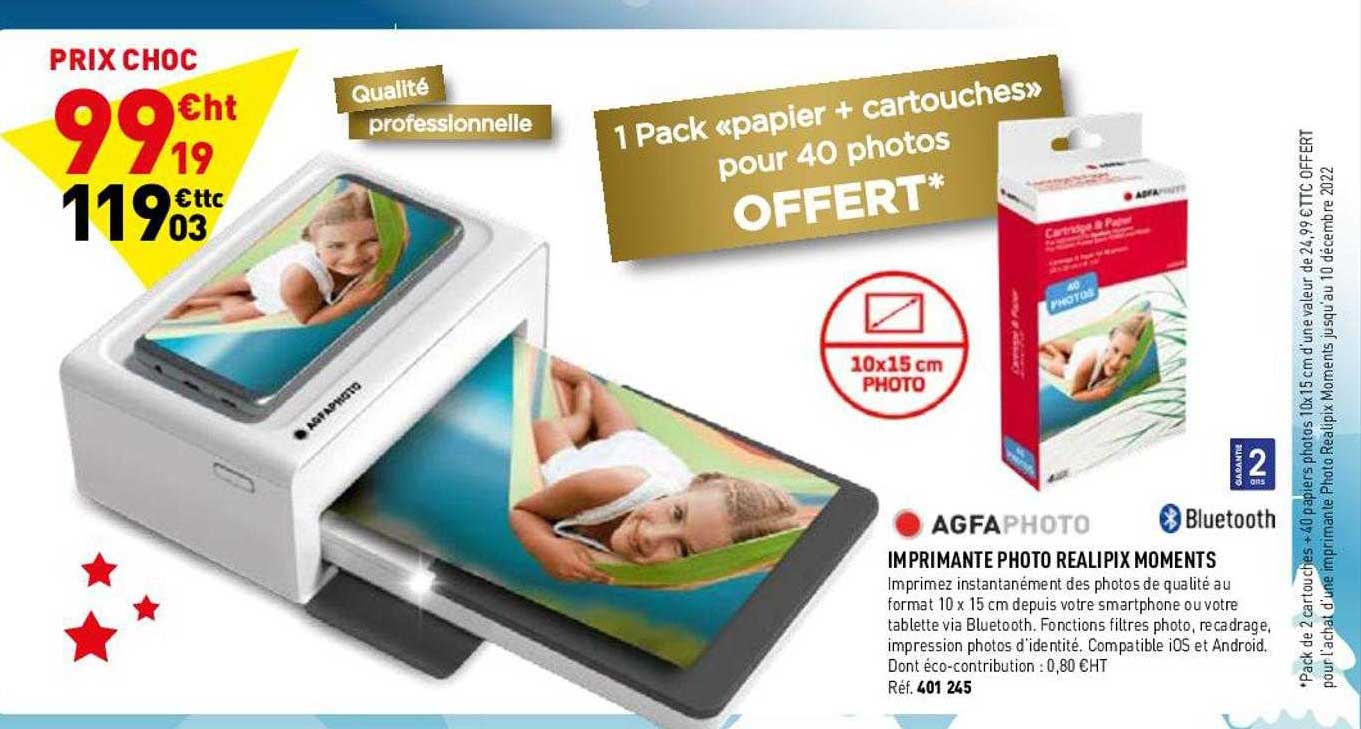 imprimante photo realipix moments agfaphoto