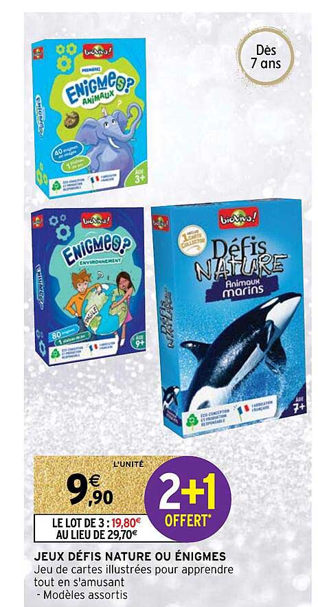 jeux défis nature ou énigmes