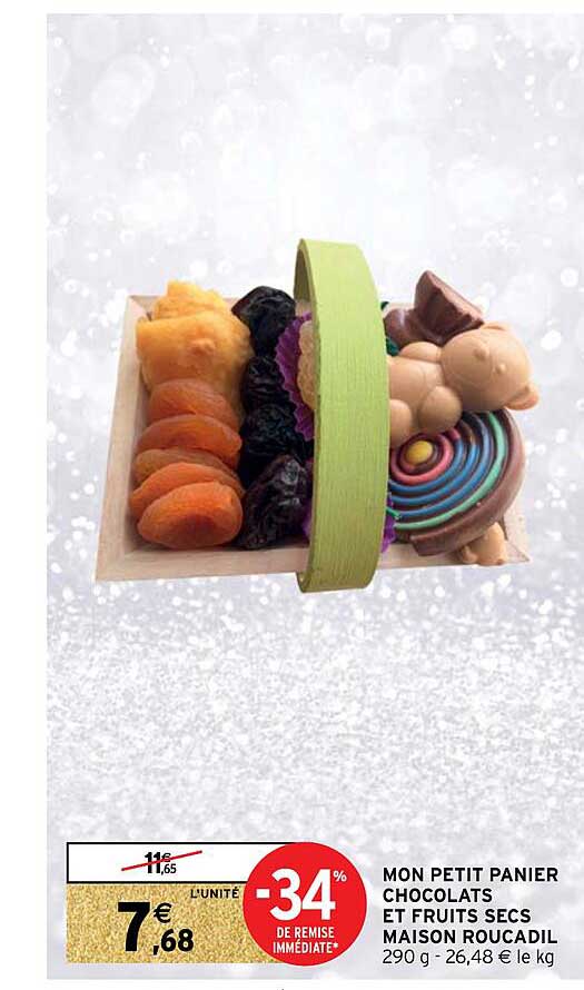 mon petit panier chocolats et fruits secs maison roucadil