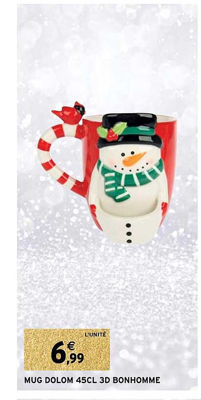 mug dolom 45cl 3d bonhomme