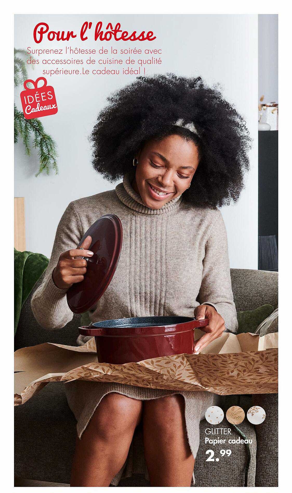 papier cadeau glitter