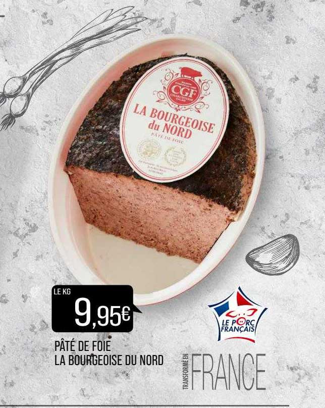 pâté de foie la bourgeoise du nord
