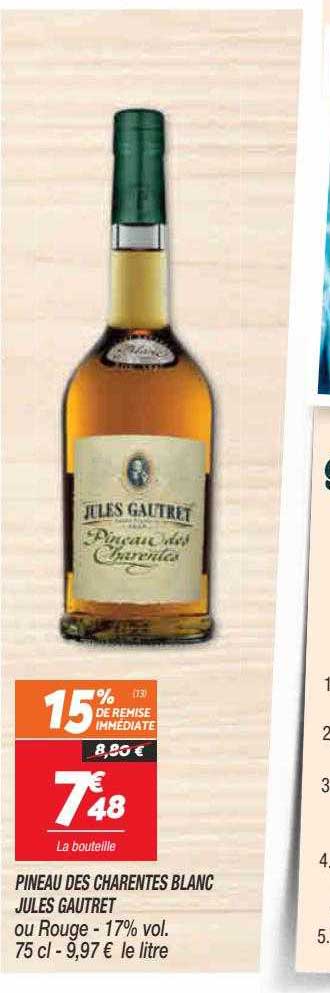 pineau des charentes blanc jules gautret