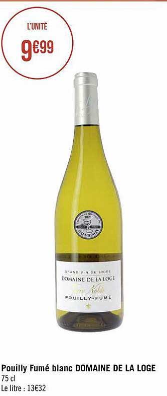 pouilly fumé blanc domaine de la loge