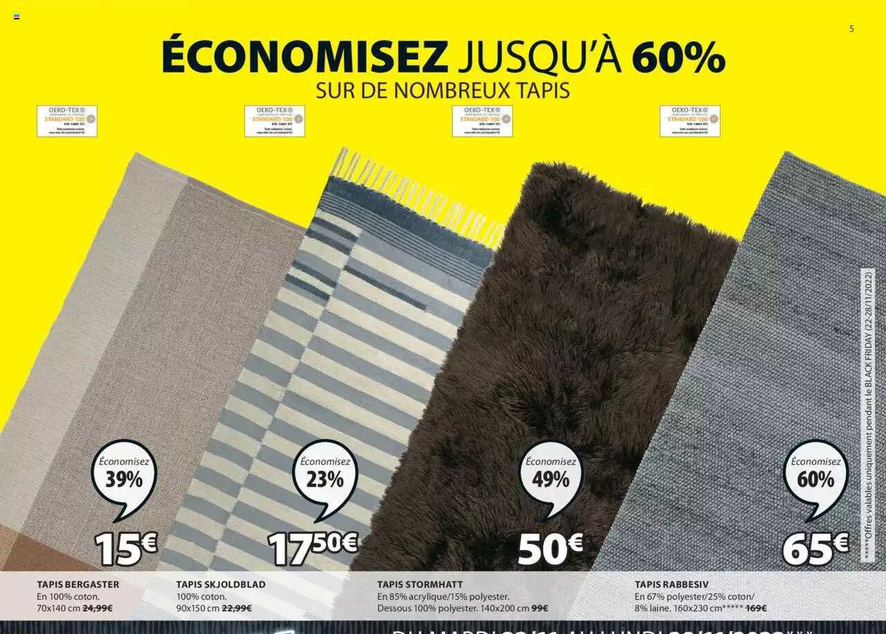 Tapis Bergaster, Tapis Skjoldblad, Tapis Stormhatt, Tapis Rabbesiv