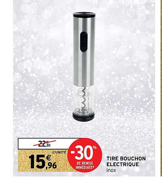 tire bouchon électrique