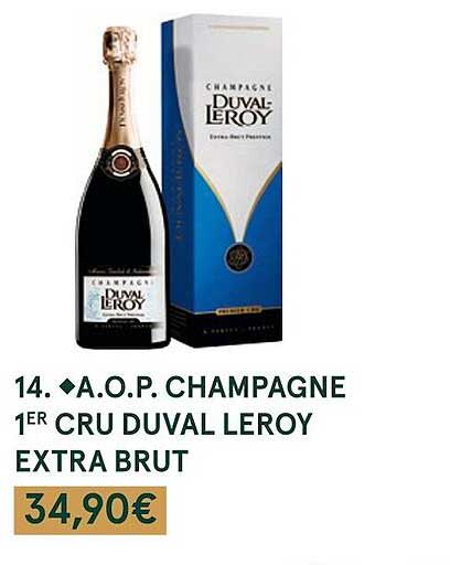 a.o.p. champagne 1er cru duval leroy extra brut