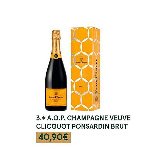 a.o.p. champagne veuve clicquot ponsardin brut