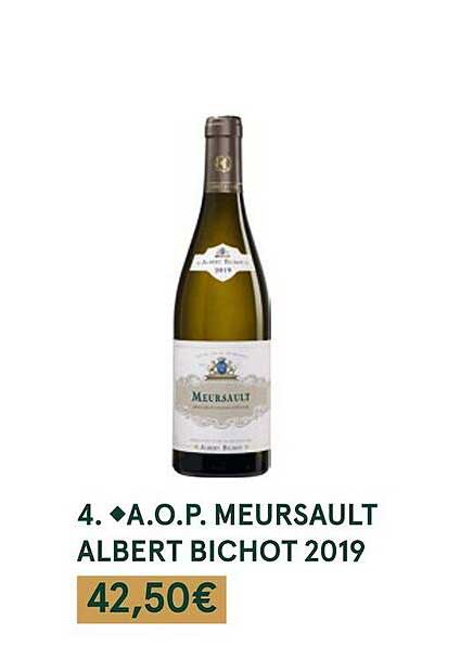 a.o.p. meursault albert bichot 2019