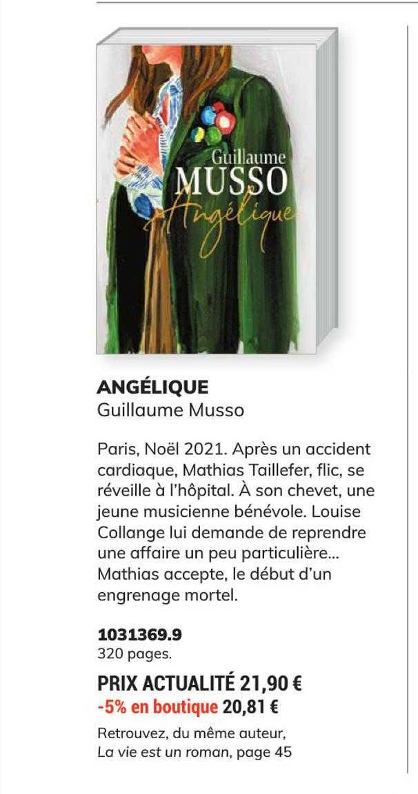 angélique - guillaume musso