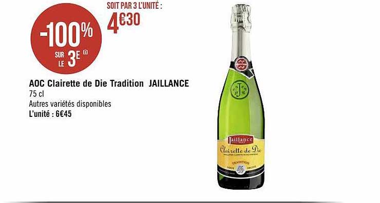 aoc clairette de die tradition jaillance
