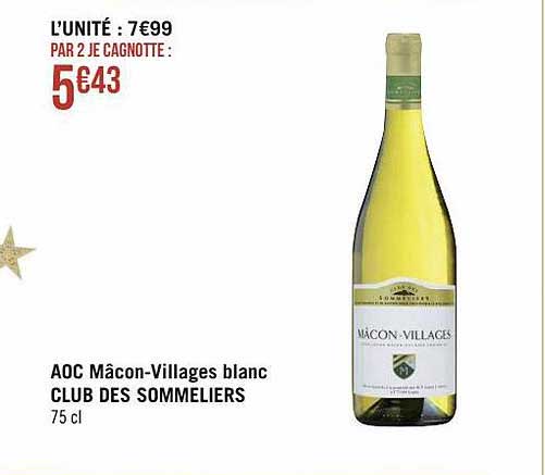 aoc mâcon-villages blanc club des sommeliers