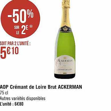 Aop Crémant De Loire Brut Ackerman